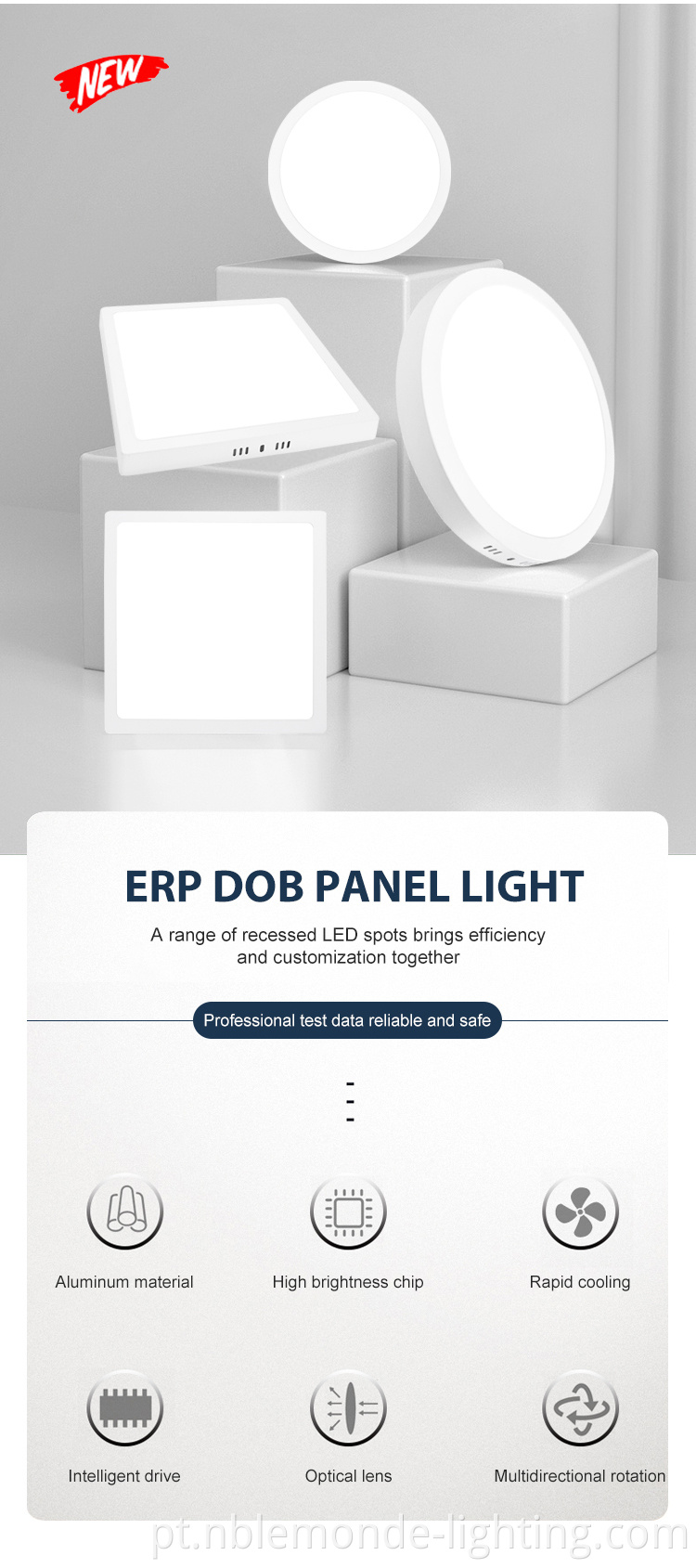 Modern LED Panel Light Fixture